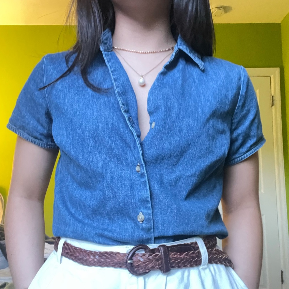 Vintage Denim Button Up